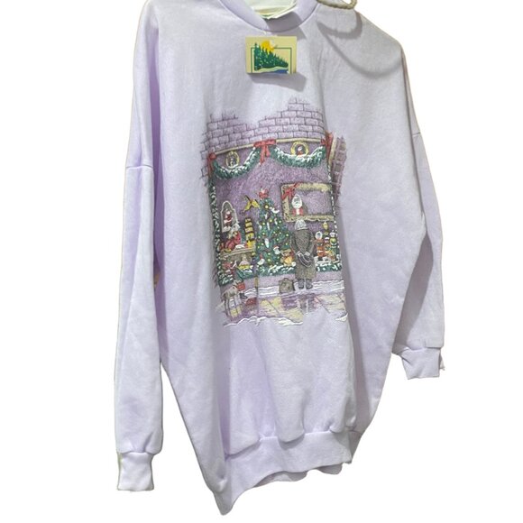 Vintage Christmas Scene Sweatshirt – NWT - Picture 5 of 5